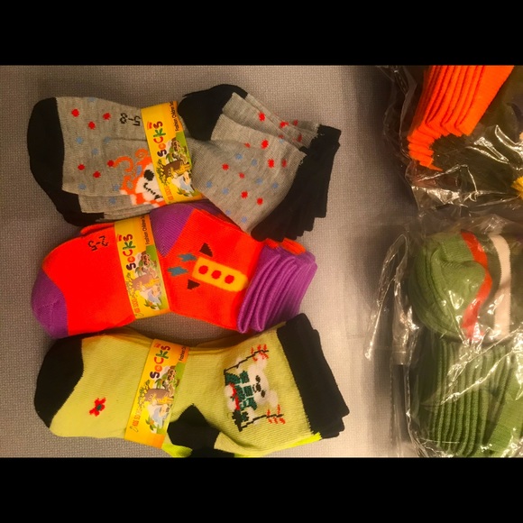 Kids Fashion Socks Wholesale Lot 100 Pairs - Picture 2 of 7